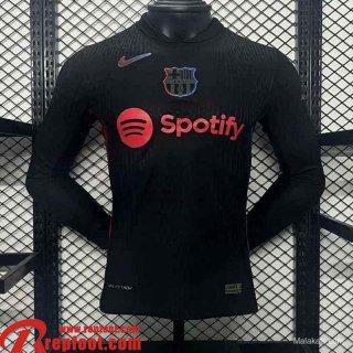 Barcelona Maillots De Foot Exterieur Homme Manche Longue 2024 2025