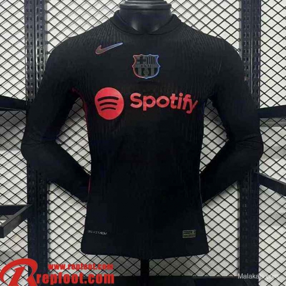 Barcelona Maillots De Foot Exterieur Homme Manche Longue 2024 2025