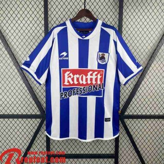 Real Sociedad Retro Maillots De Foot Domicile Homme 02 03 FG576