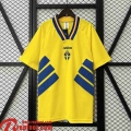 Sweden Retro Maillots De Foot Domicile Homme 1994 FG624