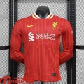 Liverpool Maillots De Foot Domicile Homme Manche Longue 2024 2025