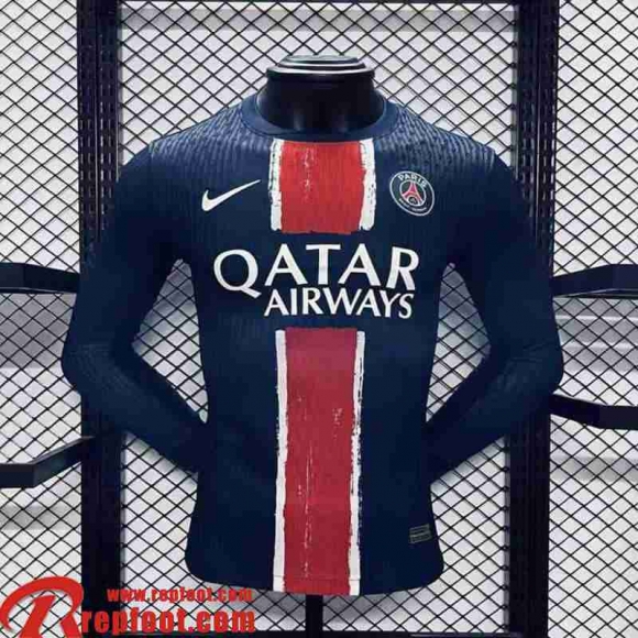 PSG Maillots De Foot Domicile Homme Manche Longue 2024 2025