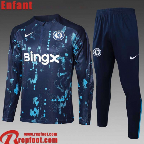 Chelsea KIT Survetement de Foot Enfant 2024 2025 C546