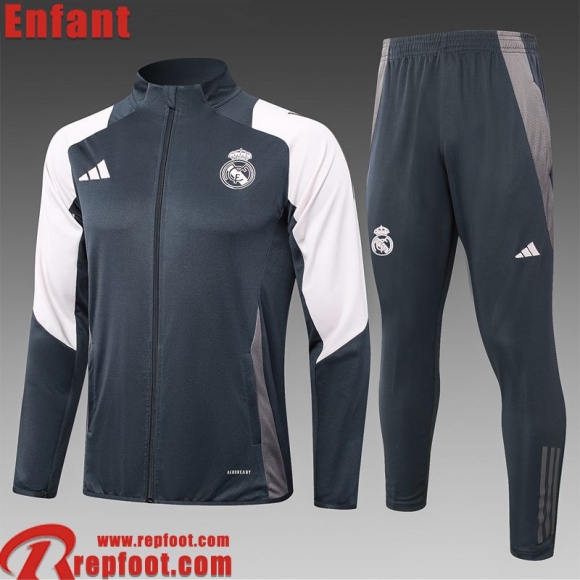 Real Madrid KIT Veste Foot Enfant 2024 2025 C547