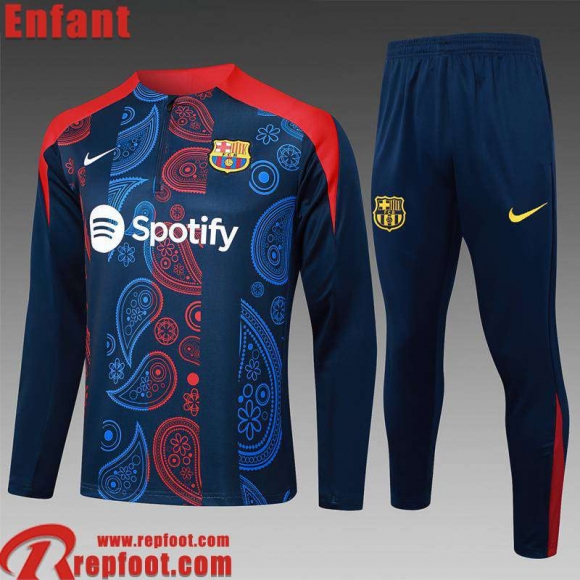 Barcelona KIT Survetement de Foot Enfant 2024 2025 C548