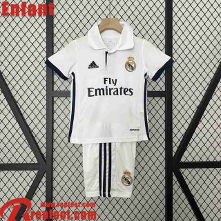 Real Madrid Retro Maillot De Foot Domicile Enfant 16 17 FG452