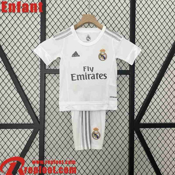 Real Madrid Retro Maillot De Foot Domicile Enfant 15 16 FG453