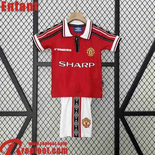 Manchester United Retro Maillot De Foot Domicile Enfant 98 99 FG457