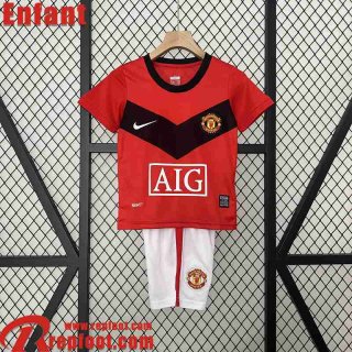 Manchester United Retro Maillot De Foot Domicile Enfant 09 10 FG459