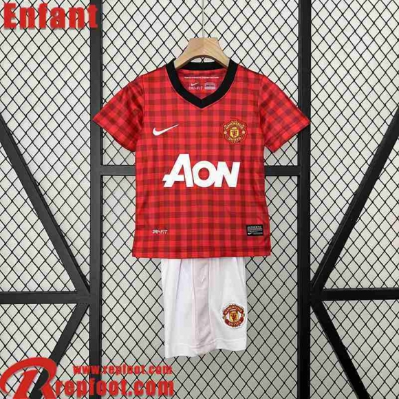 Manchester United Retro Maillot De Foot Domicile Enfant 12 13 FG472