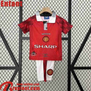 Manchester United Retro Maillot De Foot Domicile Enfant 96 97 FG473