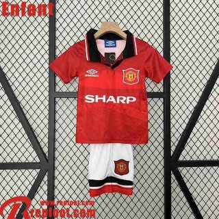 Manchester United Retro Maillot De Foot Domicile Enfant 94 96 FG477