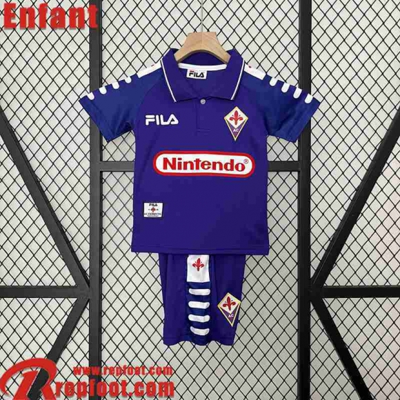 Fiorentina Retro Maillot De Foot Domicile Enfant 1998 FG478