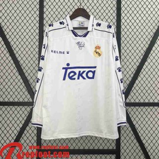 Real Madrid Retro Maillot De Foot Domicile Homme Long Sleeve 94 96 FG491