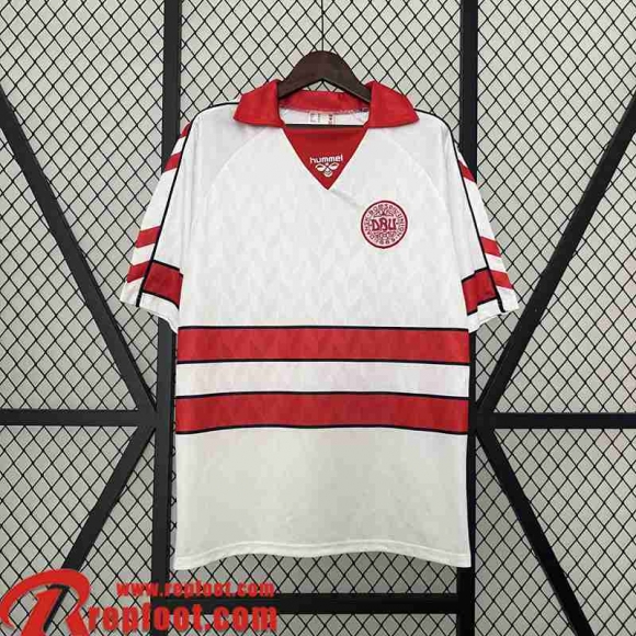 Denmark Retro Maillot De Foot Exterieur Homme 1988 FG544