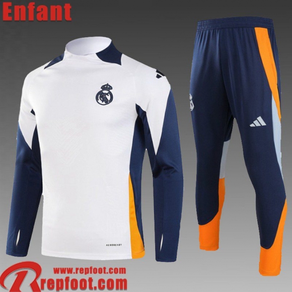 Real Madrid KIT: Survetement de Foot Enfant 24 25 C437