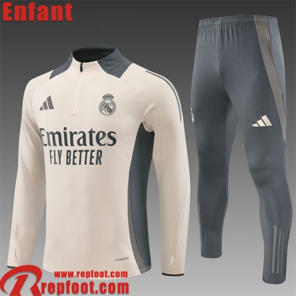 Real Madrid KIT: Survetement de Foot Enfant 24 25 C448