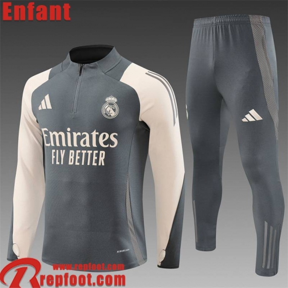 Real Madrid KIT: Survetement de Foot Enfant 24 25 C449