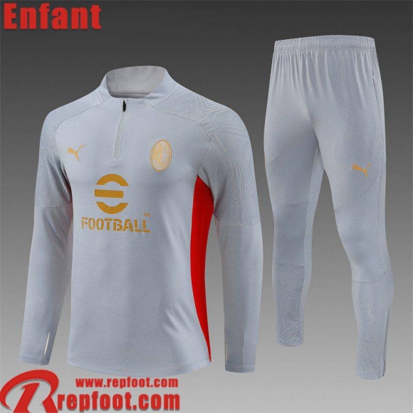 AC Milan KIT: Survetement de Foot Enfant 24 25 C453