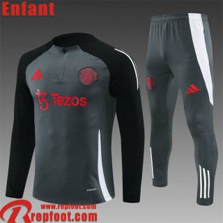 Manchester United KIT: Survetement de Foot Enfant 24 25 C456