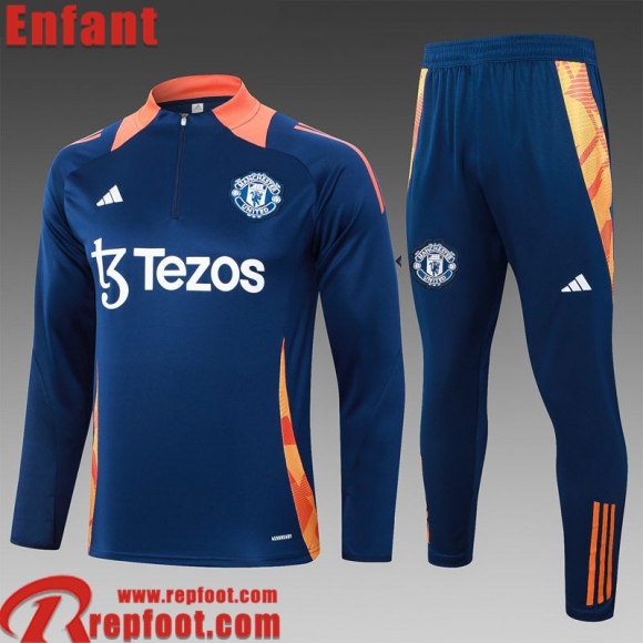 Manchester United KIT: Survetement de Foot Enfant 24 25 C474