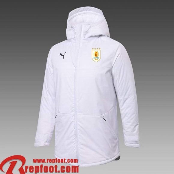 Doudoune Foot Uruguay Blanc Homme 22 23 DD101