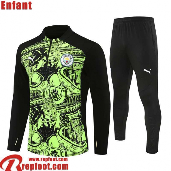 Manchester City KIT: Survetement de Foot Enfant 24 25 C493