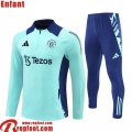 Manchester United KIT: Survetement de Foot Enfant 24 25 C496