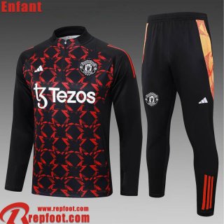 Manchester United KIT: Survetement de Foot Enfant 24 25 C514