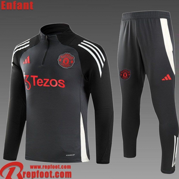 Manchester United KIT: Survetement de Foot Enfant 24 25 C529