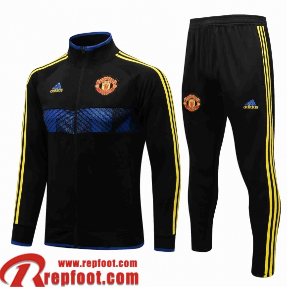 Manchester United Veste Foot le noir Homme 2021 2022 JK205