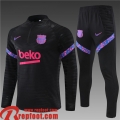 Barcelone Survetement de Foot le noir Enfant 2021 2022 TK121