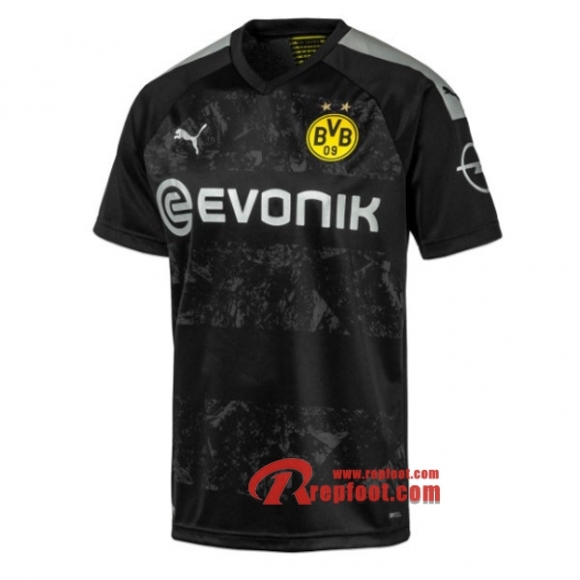 Maillot Borussia Dortmund Noir Exterieur 2019 2020 Nouveau