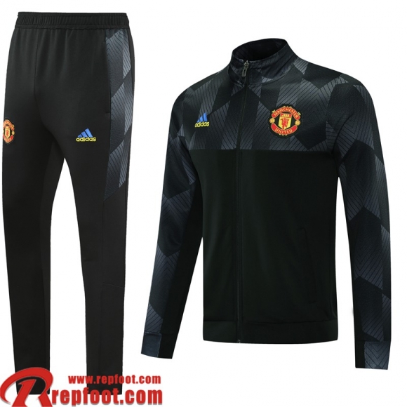 Veste Foot Manchester United noir Homme 2021 2022 JK271