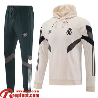 Real Madrid Veste Foot - Sweat A Capuche Homme 2024 2025 B383