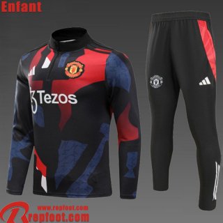 Manchester United KIT: Survetement de Foot Enfant 2024 2025 C556