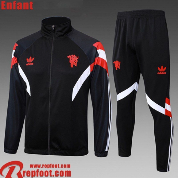 Manchester United KIT: Veste Foot Enfant 2024 2025 C573