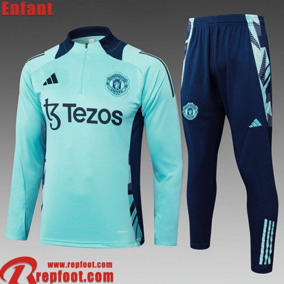 Manchester United KIT: Survetement de Foot Enfant 2024 2025 C584