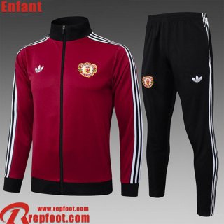 Manchester United KIT: Veste Foot Enfant 2024 2025 C593