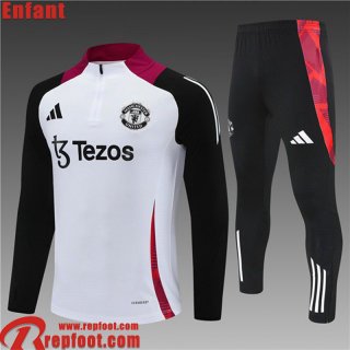 Manchester United KIT: Survetement de Foot Enfant 2024 2025 C597