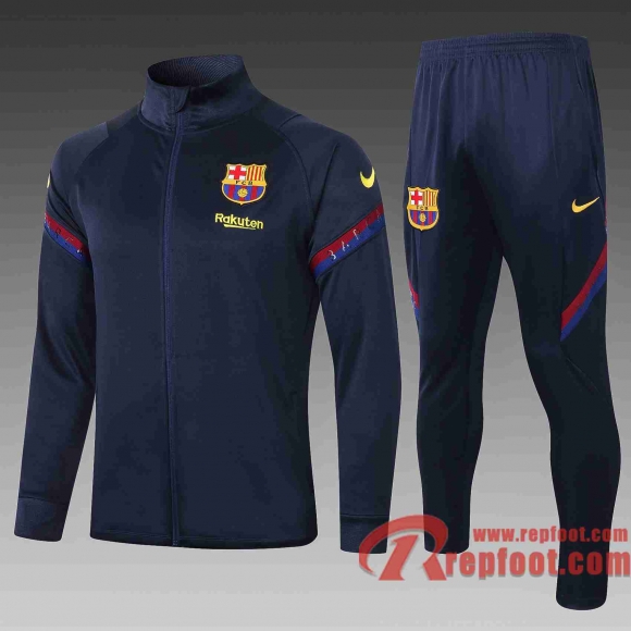 Barcelone Veste foot 20 21 bleu marin A336#