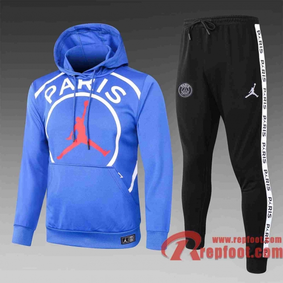 PSG Paris Sweatshirt Foot bleu 20 21 S05