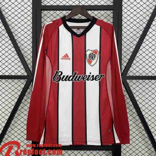 River Plate Retro Maillots De Foot Exterieur Homme Manche Longue 03 04 FG676