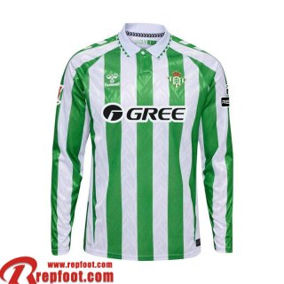 Real Betis Maillots De Foot Domicile Homme Manche Longue 2024 2025