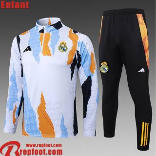 Real Madrid KIT: Survetement de Foot Enfant 2024 2025 C605