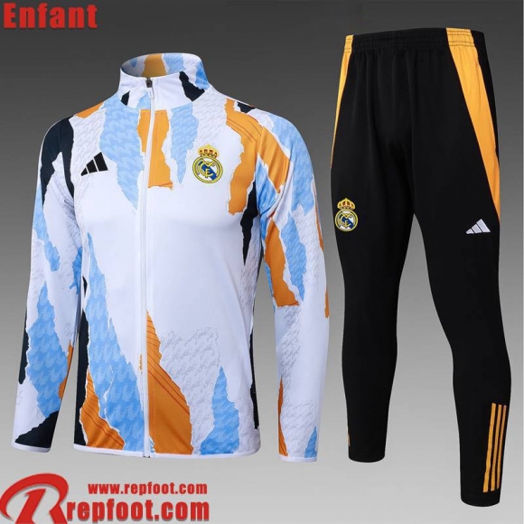 Real Madrid KIT: Veste Foot Enfant 2024 2025 C606