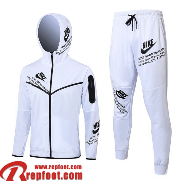 Veste Foot - Sweat A Capuche sport Blanc Homme 2023 2024 JK720