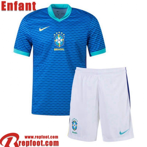 Bresil Maillot De Foot Exterieur Enfant 2024