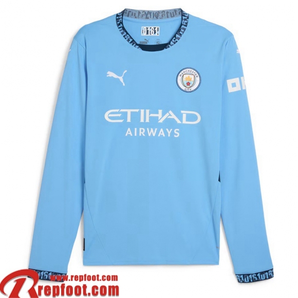 Manchester city Maillot De Foot Domicile Homme Manche Longue 24 25