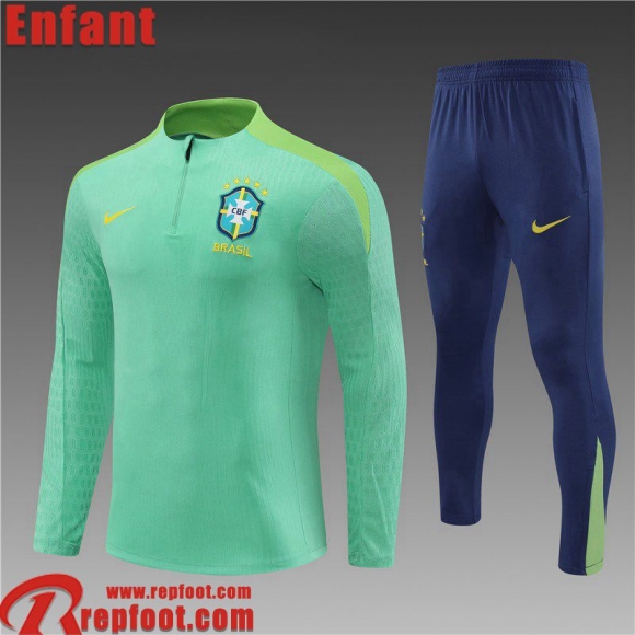 KIT: Bresil Survetement de Foot Enfant 24 25 C235